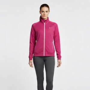 Nike Women’s Dri-Fit Pink Front Zip Jacket